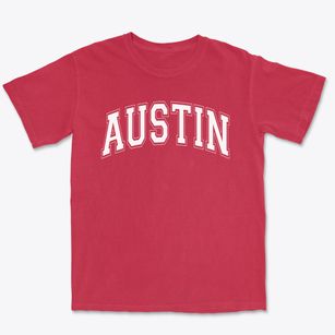 Austin Elementary School Varsity Arch Premium Heavyweight T-shirt