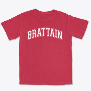 Brattain Elementary School Varsity Arch Premium Heavyweight T-shirt