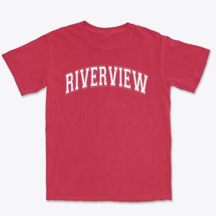Riverview Middle School Varsity Arch Premium Heavyweight T-shirt