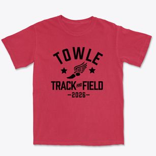 Towle Elementary School Track and Field Premium Heavyweight T-shirt