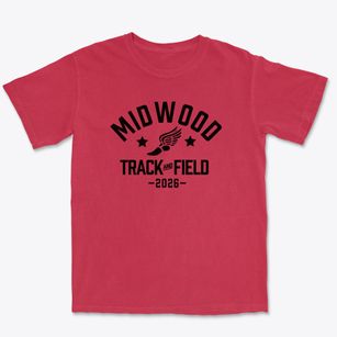 Midwood High School Track and Field Premium Heavyweight T-shirt
