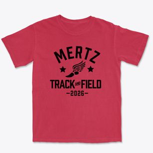 Mertz Elementary School Track and Field Premium Heavyweight T-shirt