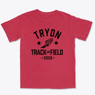 Tryon Elementary School Track and Field Premium Heavyweight T-shirt