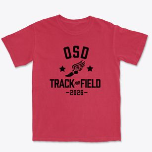 Ohio School For The Deaf Track and Field Premium Heavyweight T-shirt