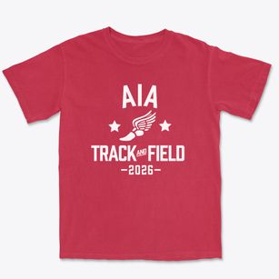 Alpharetta International Academy Track and Field Premium Heavyweight T-shirt