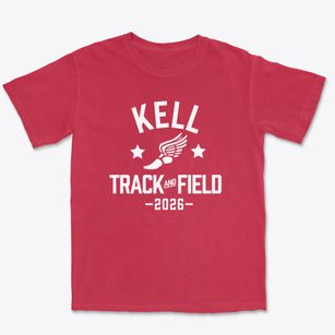 Kell High School Track and Field Premium Heavyweight T-shirt
