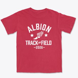 Albion Senior High School Track and Field Premium Heavyweight T-shirt