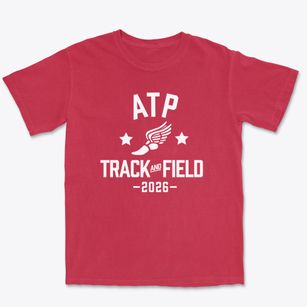 Adrian's T-shirts Printery Track and Field Premium Heavyweight T-shirt