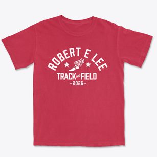 Robert E Lee Elementary School Track and Field Premium Heavyweight T-shirt