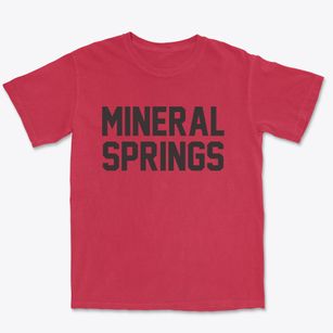Mineral Springs North Carolina Classic Block Premium Heavyweight T-shirt