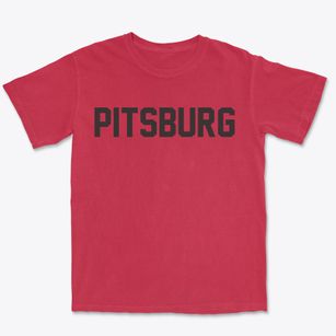 Pitsburg Ohio Classic Block Premium Heavyweight T-shirt