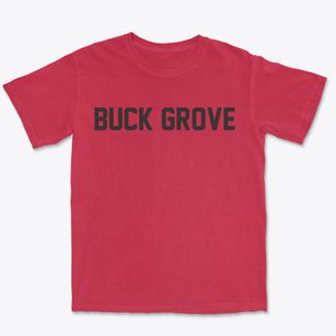 Buck Grove Iowa Classic Block Premium Heavyweight T-shirt