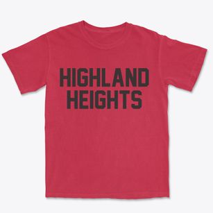 Highland Heights Kentucky Classic Block Premium Heavyweight T-shirt