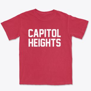 Capitol Heights Maryland Classic Block Premium Heavyweight T-shirt