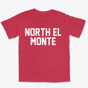 North El Monte California Classic Block Premium Heavyweight T-shirt