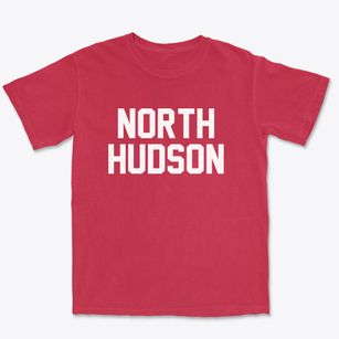 North Hudson Wisconsin Classic Block Premium Heavyweight T-shirt