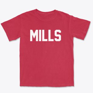 Mills Wyoming Classic Block Premium Heavyweight T-shirt