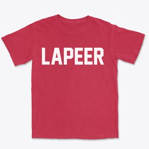 Lapeer New York Classic Block Premium Heavyweight T-shirt