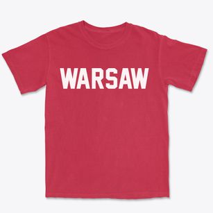 Warsaw Ohio Classic Block Premium Heavyweight T-shirt