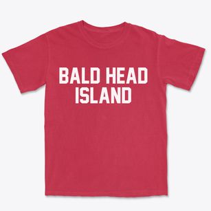 Bald Head Island North Carolina Classic Block Premium Heavyweight T-shirt