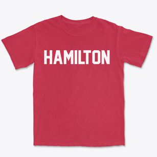 Hamilton Massachusetts Classic Block Premium Heavyweight T-shirt