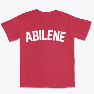 Abilene Kansas Classic Curve Premium Heavyweight T-shirt