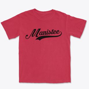 Manistee Michigan Vintage Team Premium Heavyweight T-shirt