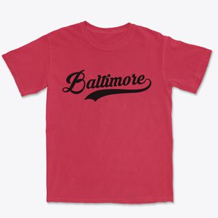 Baltimore Maryland Vintage Team Premium Heavyweight T-shirt