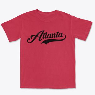 Atlanta Kansas Vintage Team Premium Heavyweight T-shirt