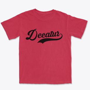 Decatur Illinois Vintage Team Premium Heavyweight T-shirt
