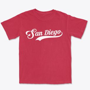 San Diego California Vintage Team Premium Heavyweight T-shirt