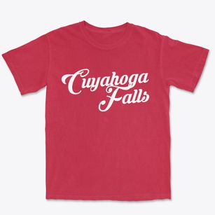 Cuyahoga Falls Ohio Vintage Team Premium Heavyweight T-shirt