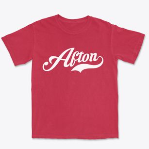 Afton Iowa Vintage Team Premium Heavyweight T-shirt