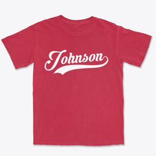 Johnson Nebraska Vintage Team Premium Heavyweight T-shirt