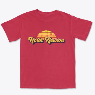 North Newton Kansas Sublime Sunset Premium Heavyweight T-shirt