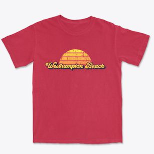 Westhampton Beach New York Sublime Sunset Premium Heavyweight T-shirt