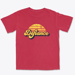 Defiance Ohio Sublime Sunset Premium Heavyweight T-shirt