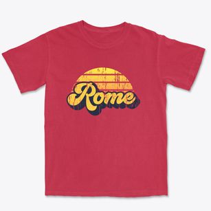 Rome Ohio Sublime Sunset Premium Heavyweight T-shirt