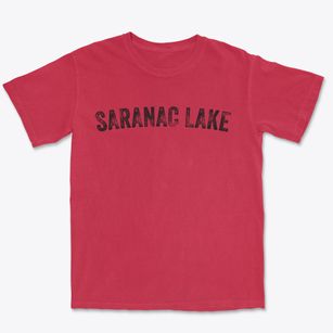 Saranac Lake New York Timeless Retro Premium Heavyweight T-shirt