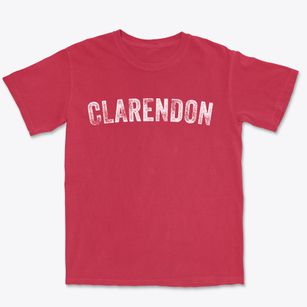 Clarendon Texas Timeless Retro Premium Heavyweight T-shirt