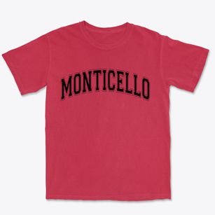 Monticello Indiana Varsity Premium Heavyweight T-shirt