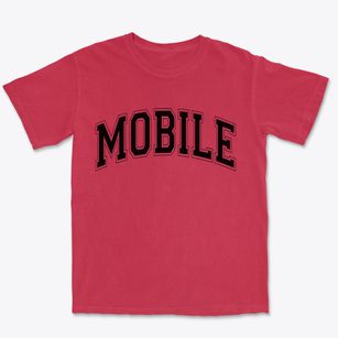Mobile Alabama Varsity Premium Heavyweight T-shirt
