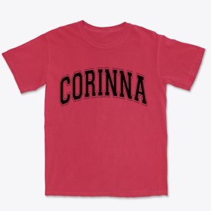 Corinna Maine Varsity Premium Heavyweight T-shirt