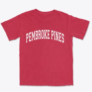 Pembroke Pines Florida Varsity Premium Heavyweight T-shirt