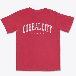 Corral City Texas Urban Vibe Premium Heavyweight T-shirt