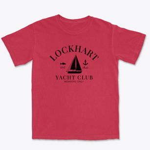 Lockhart Texas Yacht Club Premium Heavyweight T-shirt