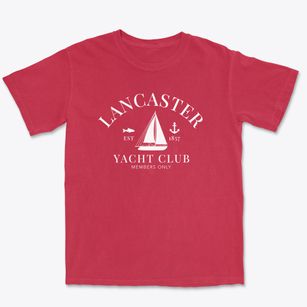 Lancaster Kansas Yacht Club Premium Heavyweight T-shirt