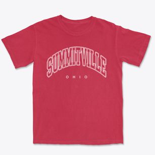 Summitville Ohio Inline Premium Heavyweight T-shirt