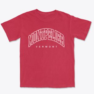 Montpelier Vermont Inline Premium Heavyweight T-shirt