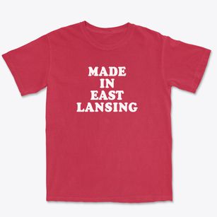 East Lansing Michigan Classic 70s Premium Heavyweight T-shirt